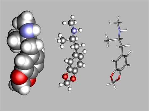 Ecstasy MDMA molecule 3D model | CGTrader