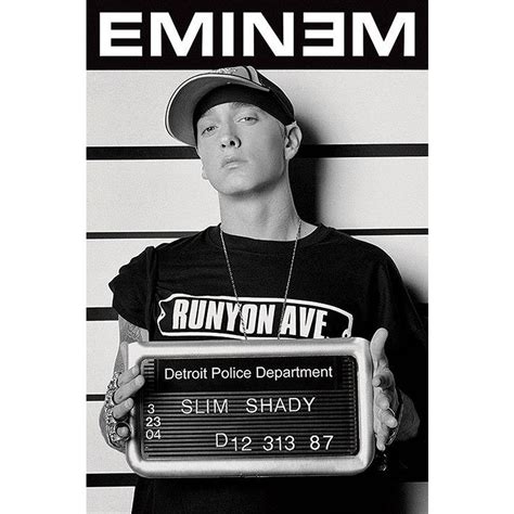 Eminem Poster criminal records - Posters buy now in the shop Close Up GmbH