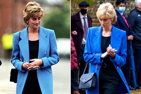 Elizabeth Debicki Looks Just Like Princess Diana on The Crown Set