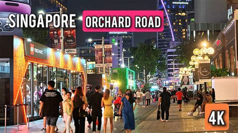 Singapore City 2022 | Orchard Road Nightlife - YouTube