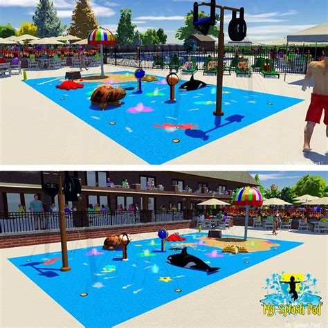 Manufacturer Installer of Water Playground Equipment Splash Pads | Water playground, Splash pad ...