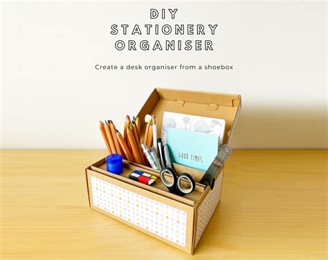 How to Make a DIY Stationary Organiser - Ascent Footwear