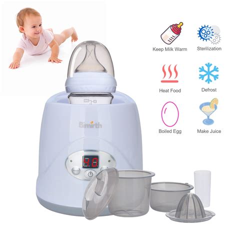 Baby Bottle Warmer 6-in-1 Smart Bottle Sterilizer Food Heater for ...