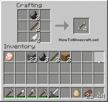 How to make Arrow in Minecraft | How to Minecraft