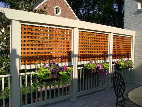 Lattice Privacy Screen for Deck | Interesting Ideas for Home