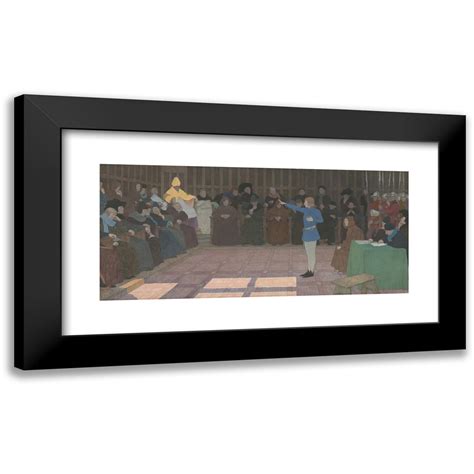 Louis Maurice Boutet de Monvel 24x13 Black Modern Framed Museum Art ...