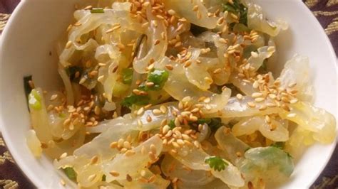 Popular Recipes Sesame Jellyfish Salad - RECIPES FRIED RICE