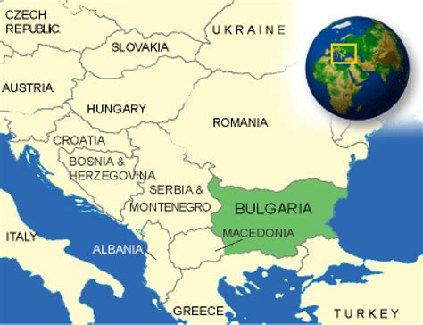 Map of Bulgaria. | - CountryReports