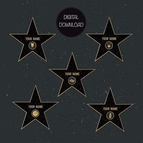 Hollywood Walk Of Fame Star Clip Art