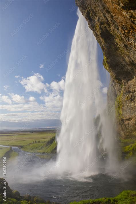 Seljalandsfoss waterfall Stock Photo | Adobe Stock