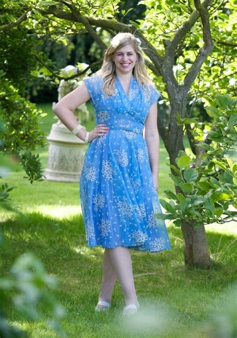 Cornflower blue dress | Passionate About Vintage