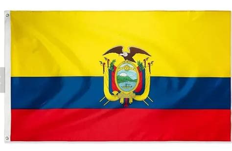 Bandera De Ecuador 90 Cm X 60 Cm | Cuotas sin interés