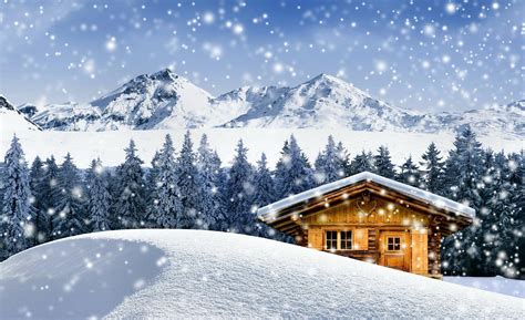 Winter Cottage Wallpapers - Top Free Winter Cottage Backgrounds ...