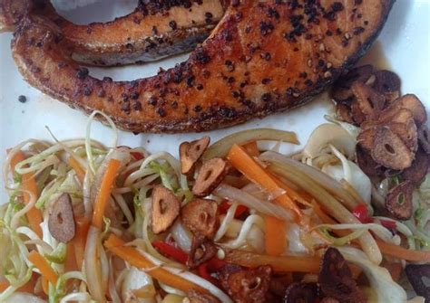 Resipi Salmon Tepanyaki oleh Nik MY - Cookpad