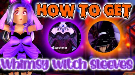 HOW TO GET **WHIMSY WITCH** SLEEVES?! || Royale High Tea Outfit Hack - YouTube