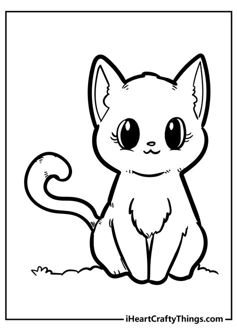 20 Kitten Coloring Pages