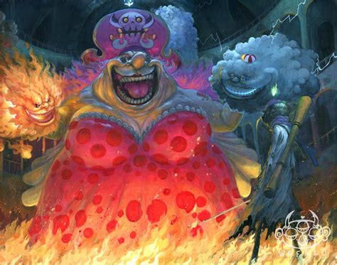 BROOK VS BIG MOM, a commissioned painting! : r/OnePiece