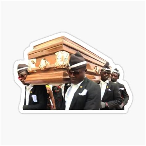 "Meme 2020 funeral dancing coffin dance" Sticker for Sale by PandaPope | Redbubble