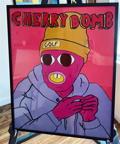 Tyler the Creator Cherry Bomb Album Cover Acrylic Painting Artist ...