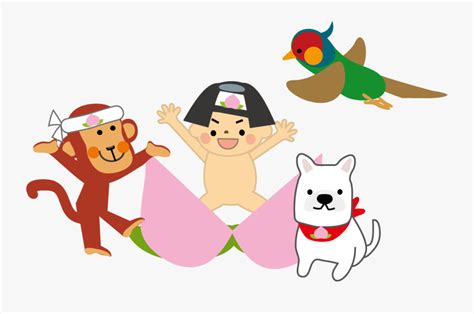 Momotaro Characters Clip Art , Free Transparent Clipart - ClipartKey