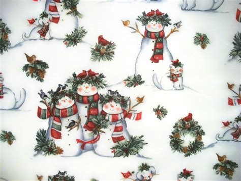 Susan Winget Snowman Fabric Christmas Fabric By The Yard | Etsy | Christmas fabric, Winter ...