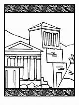 Ancient Greece Coloring Pages sketch template