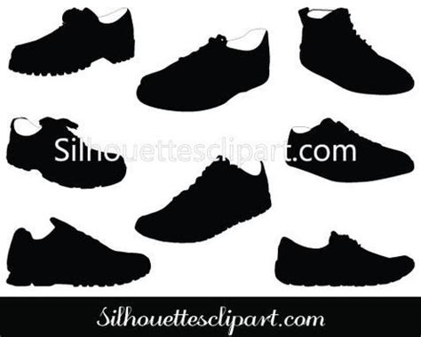 Shoe Silhouette Vector at Vectorified.com | Collection of Shoe Silhouette Vector free for ...