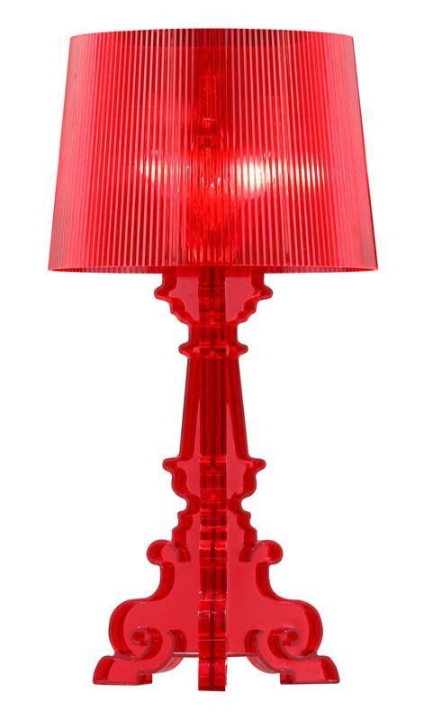 Abajour de acrílico vermelho | Red table lamp, Table lamp, Large table lamps