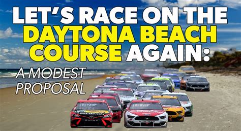 @nascarcasm: Let's race the Daytona Beach course | NASCAR