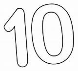 Number 10 Coloring Pages  Free Printable For Kids sketch template