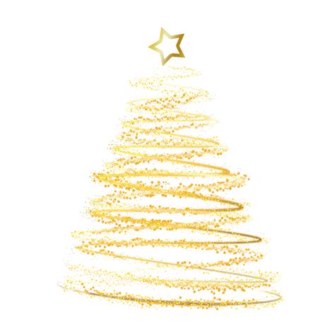 Christmas Tree Golden Particle Sparkle Pattern, Golden Christmas Tree, Particle Spot, Christmas ...
