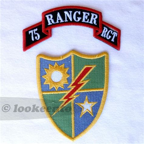 75th Ranger Regiment embroidered patch. Free shipping worldwide. $9.45 | 75th ranger regiment ...