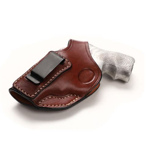 Ruger LCR 9MM, 38 SPL, 22LR-WMR, 327, 357 MAG Revolver Leather IWB 1.87 inch Holster | Pusat Holster