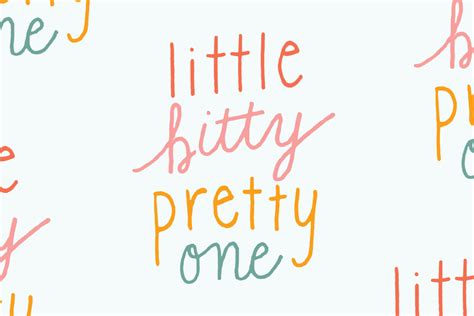 Little Bitty Pretty One Print - Greetabl