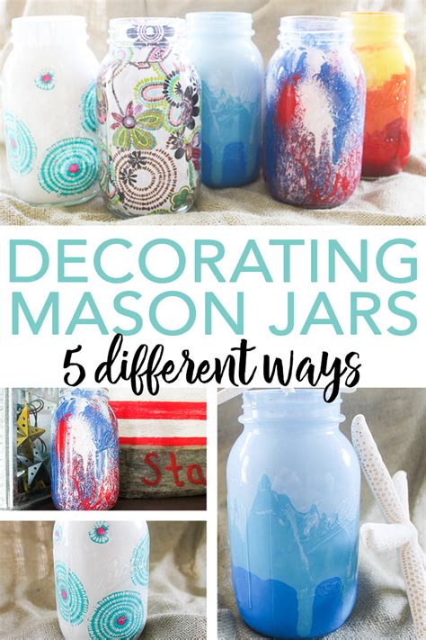 5 Creative Ways to Decorate Mason Jars | The Country Chic Cottage