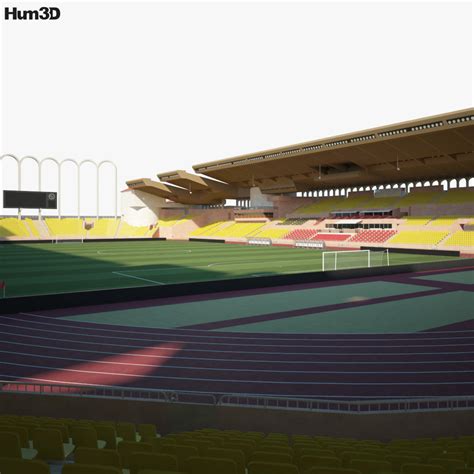 Stade Louis II 3D model - Architecture on Hum3D