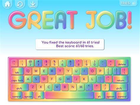 🕹️ Play Keyboard Challenge Game: Free Online Keyboard Missing Keys Video Game for Kids & Adults