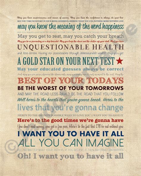 JASON MRAZ Have It All PRINTABLE Lyrics Artwork | Etsy