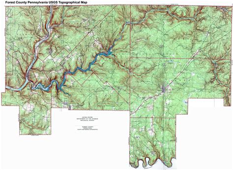 Forest County Pennsylvania Township Maps