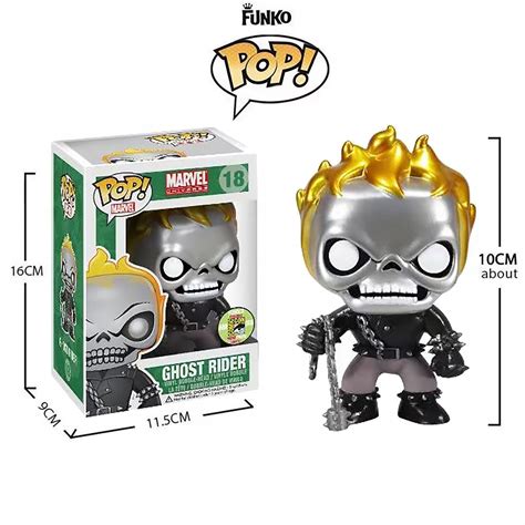 Ghost Rider METALLIC #18 Funko Pop New/Box! FREE Protective PACKAGING ...