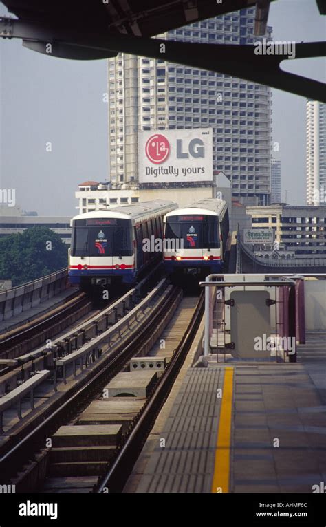 Skytrain in Bangkok Stock Photo - Alamy