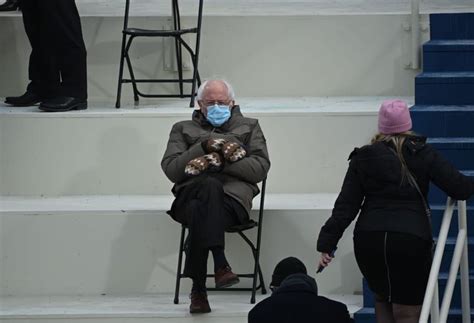 Bernie Sanders Sat On A Chair At The Biden Inauguration And The Internet Loved It | WBUR News