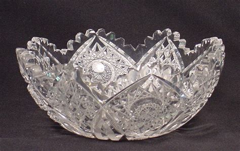 American Brilliant Cut Crystal Fruit Bowl For Sale | Antiques.com ...