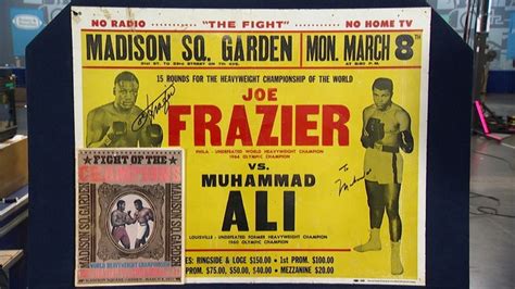 Signed Muhammad Ali & Joe Frazier Poster | Antiques Roadshow | PBS