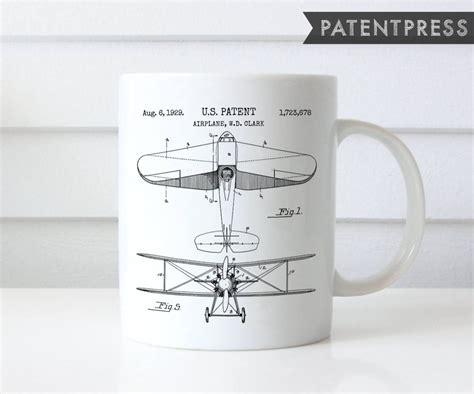 Aviation Gifts for Pilots Gifts Airplane Art Plane Patent | Etsy