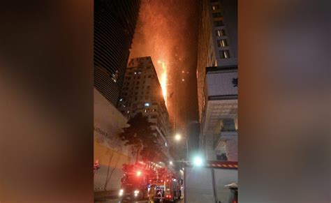 Massive Fire In Hong Kong Skyscraper, No Casualties