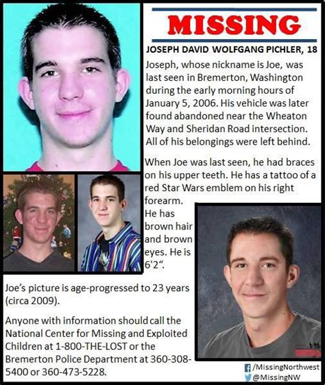 The disappearance of former child star Joseph “Joe” Pichler, who went missing in early 2006 ...