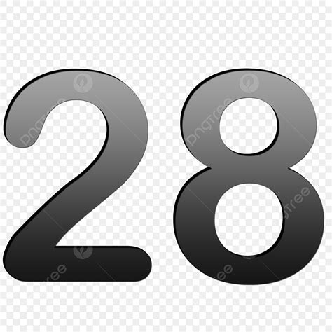 Number 28 Clipart