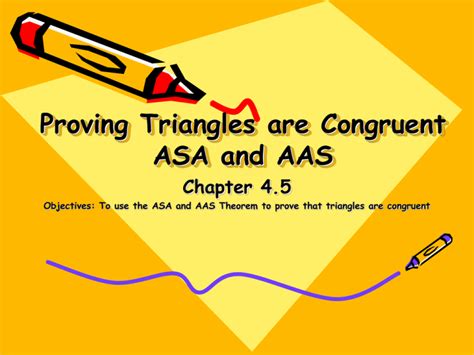 Proving Triangles are Congruent ASA and AAS