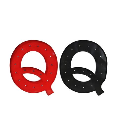 Metal Wall Decor Letter "Q" With Led Light Assortment Of Two - Walmart.com